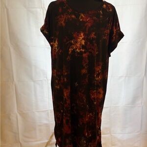 LuLaRoe Chelsea Black and Red Dress